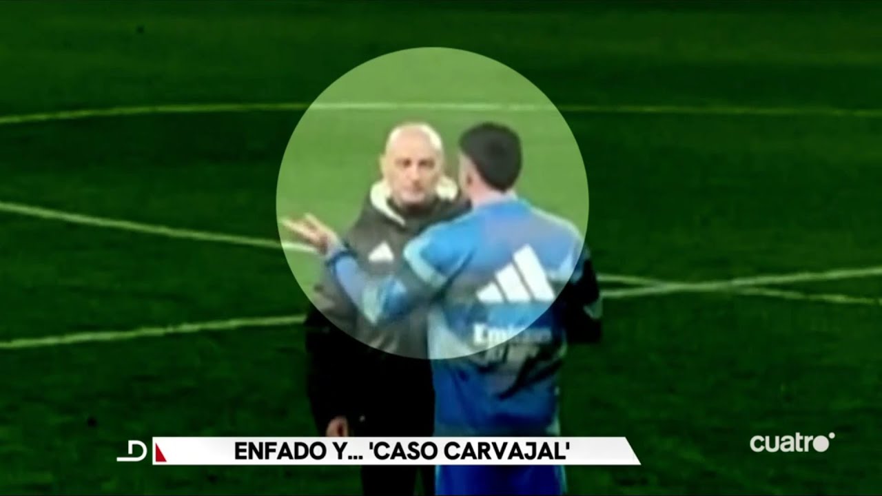 Tremendo enfado de CARVAJAL con ARBELOA