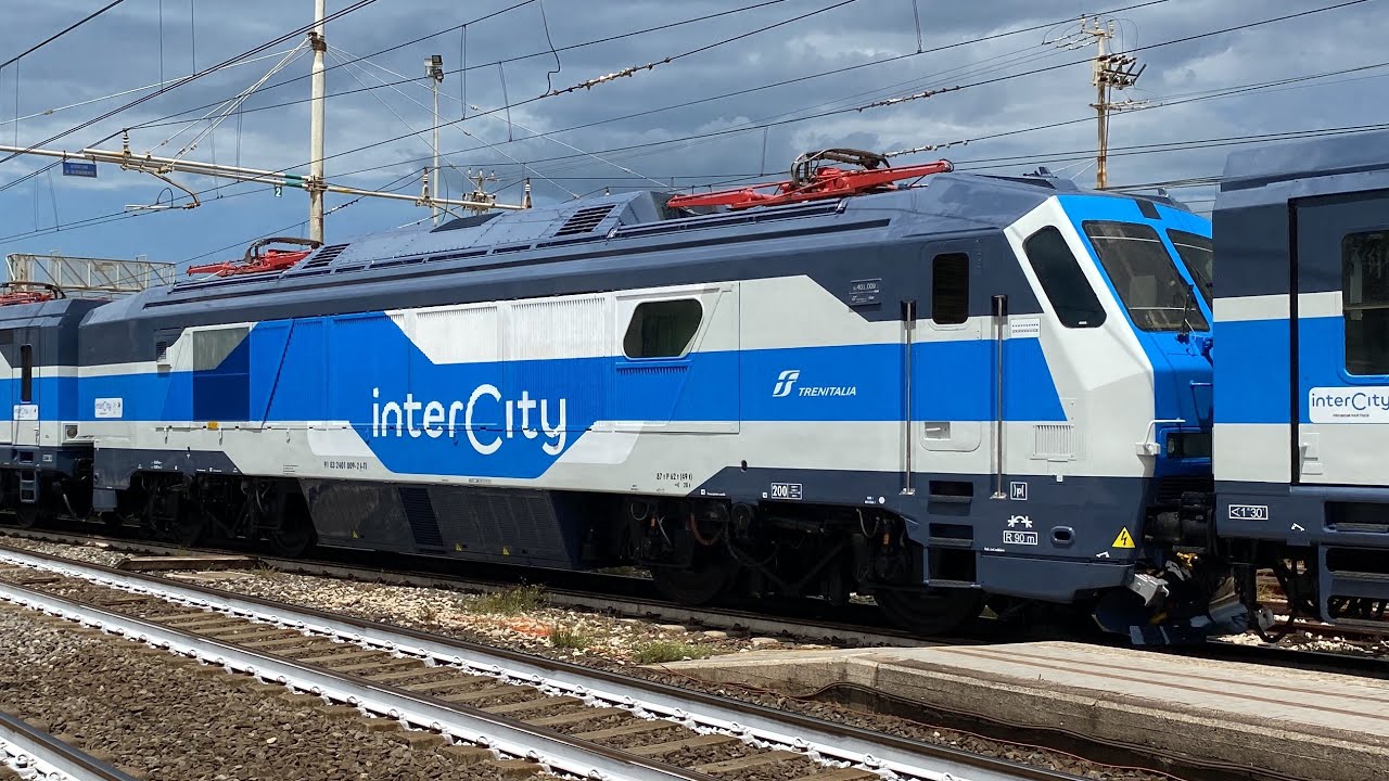 LA PRIMA E401 NELLA NUOVA LIVREA INTERCITY di Trenitalia…