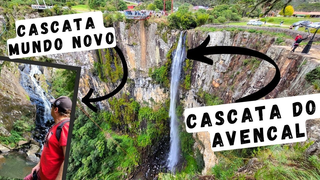 Africa Twin na Cascata do Avencal e Mundo Novo, Urubici-SC.