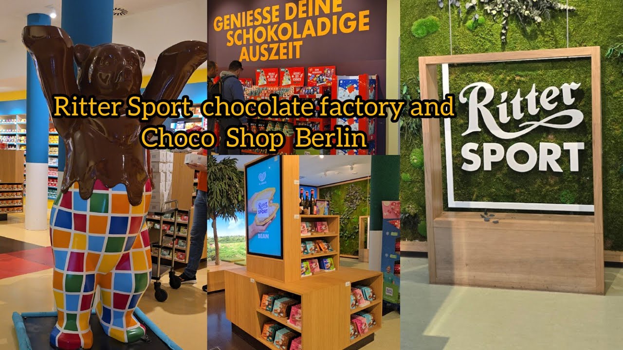 Ritter sport Chocolate factory and Choco Shop berlin Alina's cooking And blog