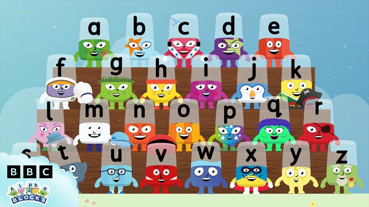 Learn to Write Letters A to Z | Reading for Kids | @officialalphablocks