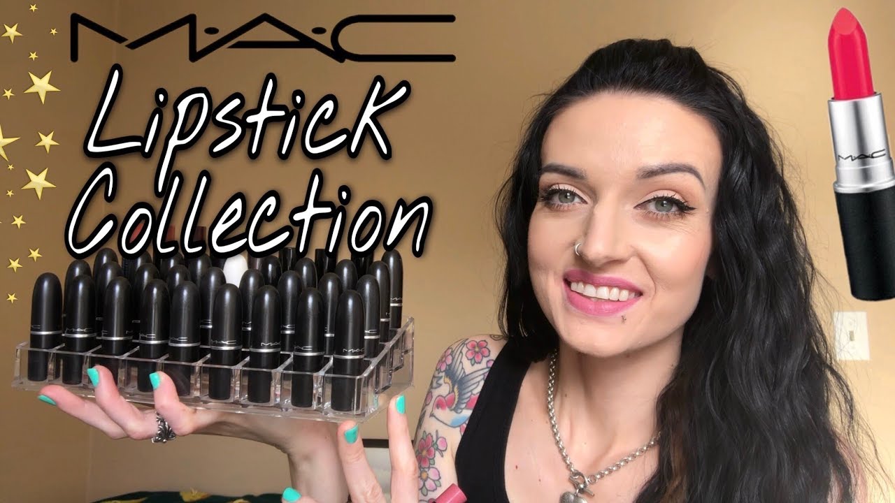 MAC Lipstick Collection with Lip Swatches! 34 Lipsticks!