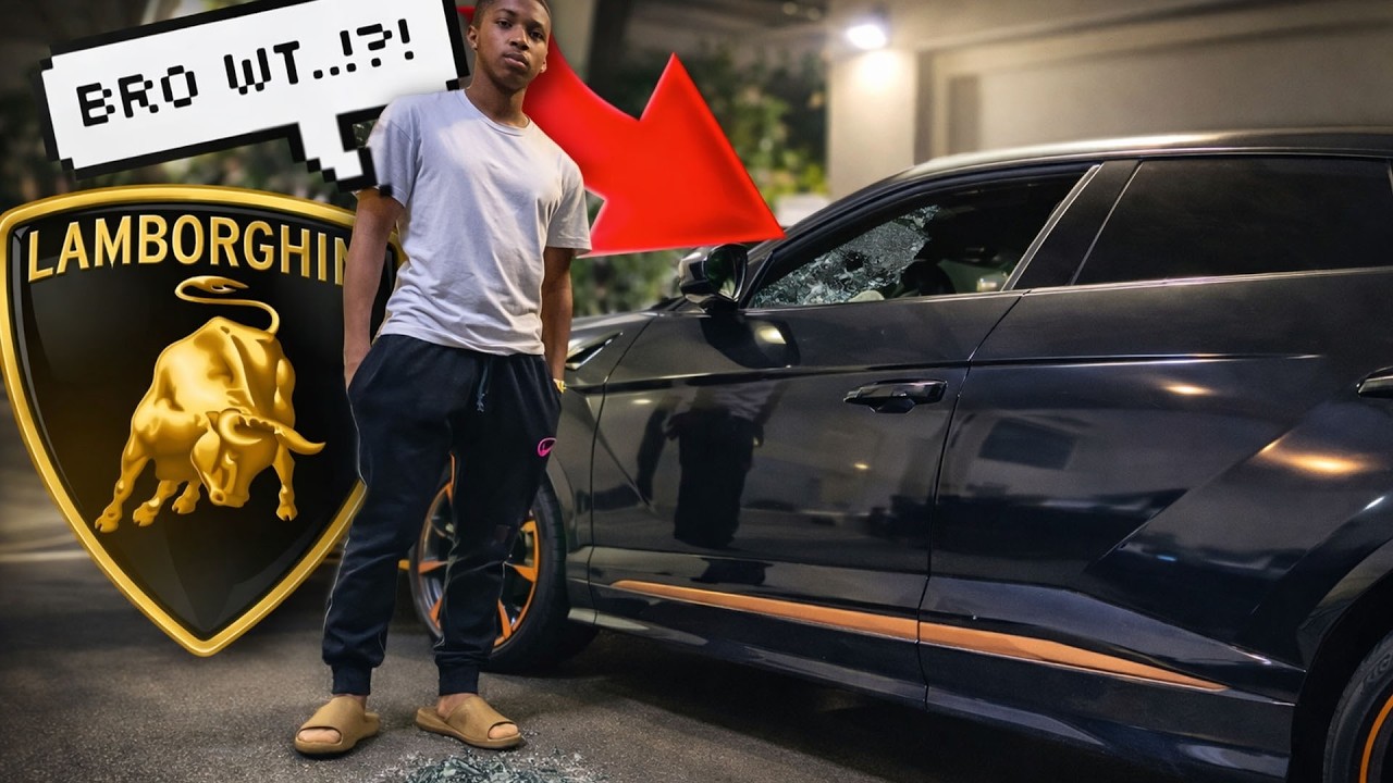 “Someone Smashed Your Window on the Lambo” Prank on DDG