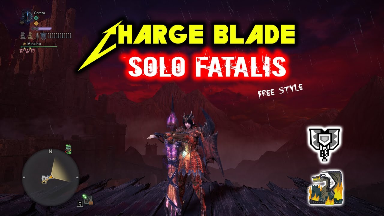Charge Blade Solo Fatalis Free Style Gameplay Monster Hunter World: Iceborne