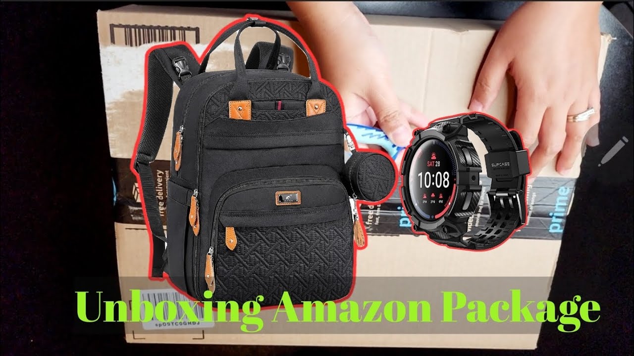 Unboxing: SUPCASE [Unicorn Beetle Pro Series Case for Galaxy Watch 5 Pro 45mm & Diaper Bag Backpack.