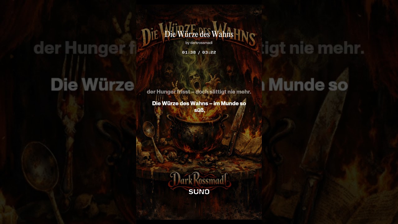 Die Würze des Wahns #DarkCabaret #Wahnsinn #NoiseRock #DarkRossmadl