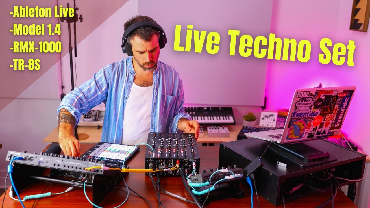 Ableton Live Techno Set // Model 1.4 / TR-8S / RMX-1000