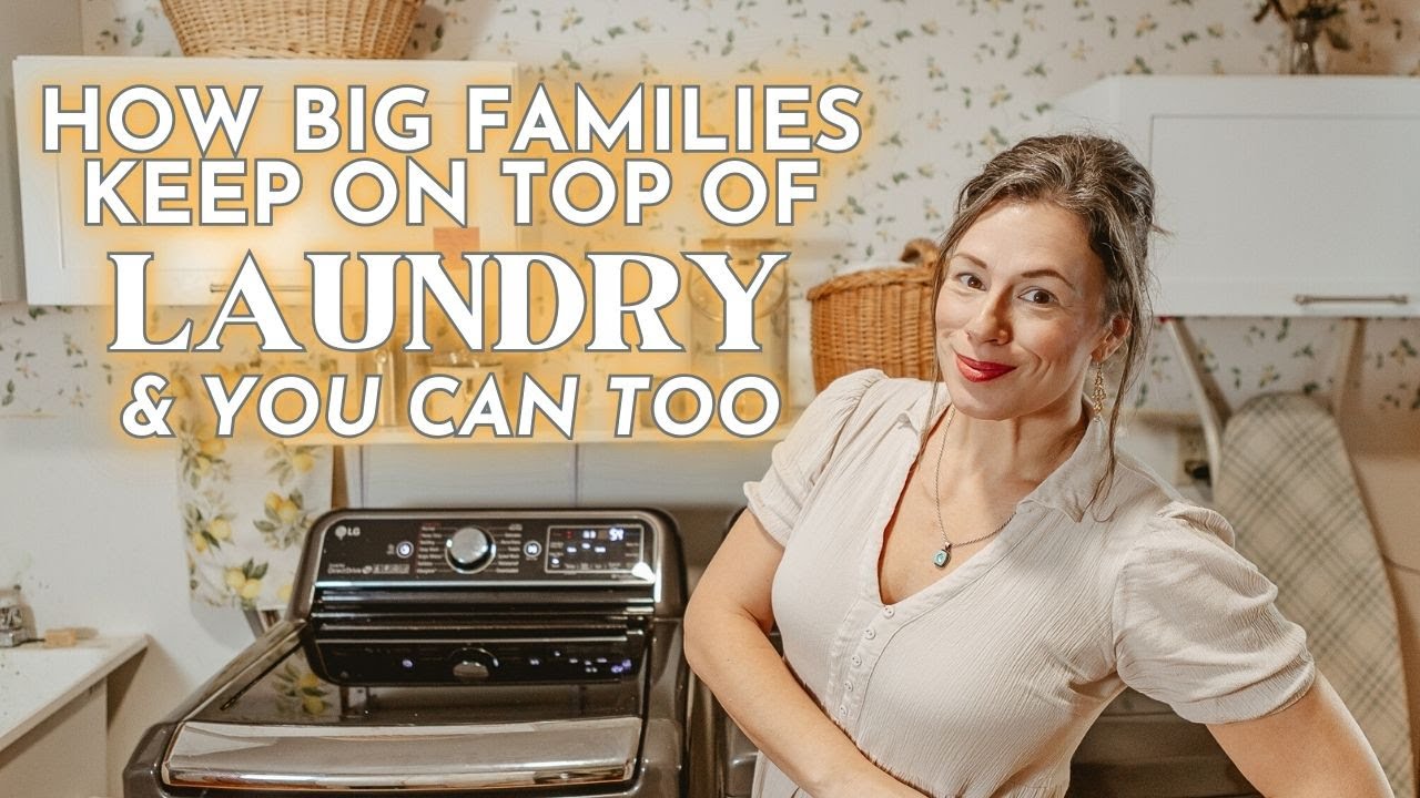 BEST Laundry Systems For BIG & SMALL Families + Organizing Tricks