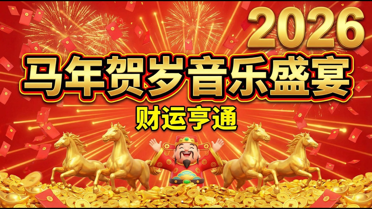 2026年马来西亚新年歌合集 | 2026 Malaysia Year Chinese New Year Songs Compilation | 祝大家马年行好运 | 春节音乐精选