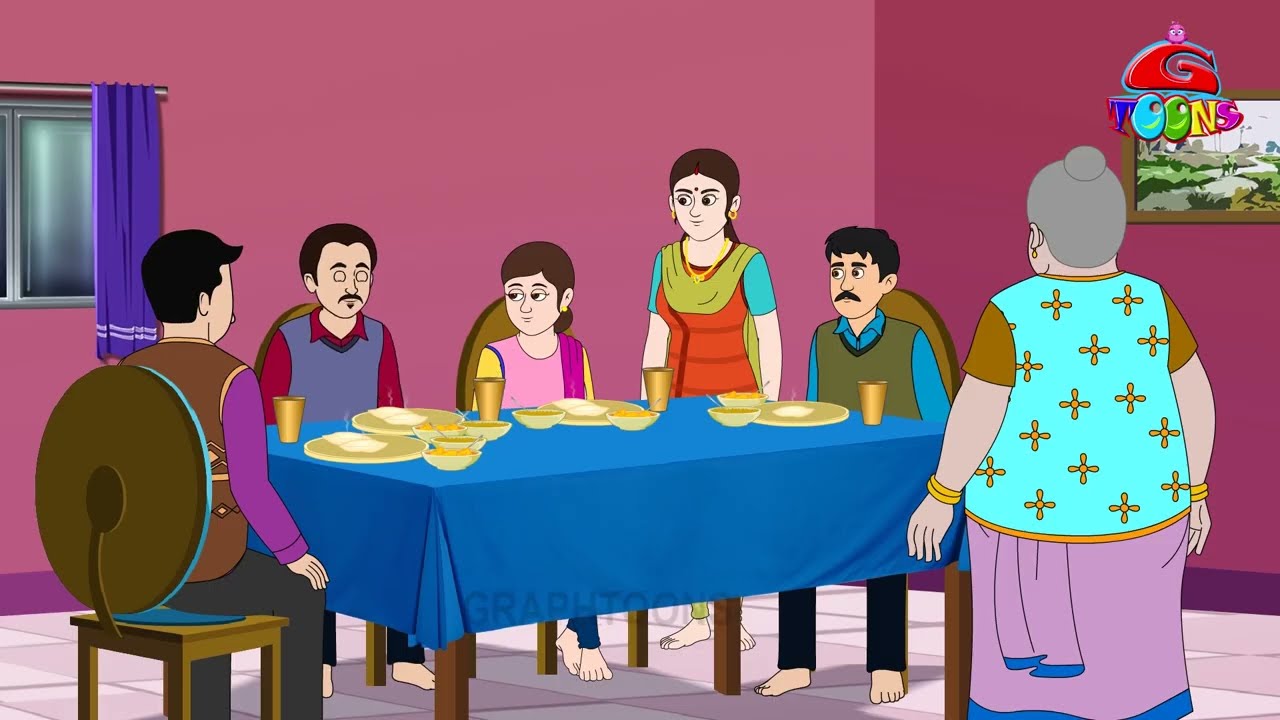মায়ের তৈরি সোয়েটার | Mayer Toiri Sweater #banglacartoon #rupkothargolpo @Graphtoons