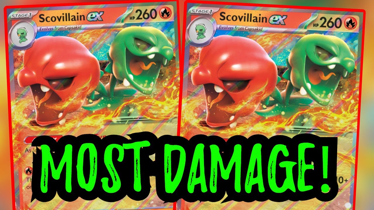 Scovillian is the BIGGEST HITTER in the Game! Pokemon TCG Live
