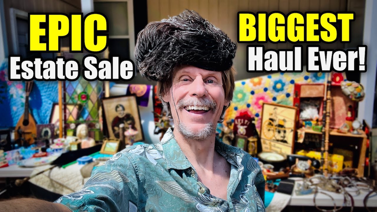 Massive Vintage Haul from Antique Dealer’s Estate Sale Collection!
