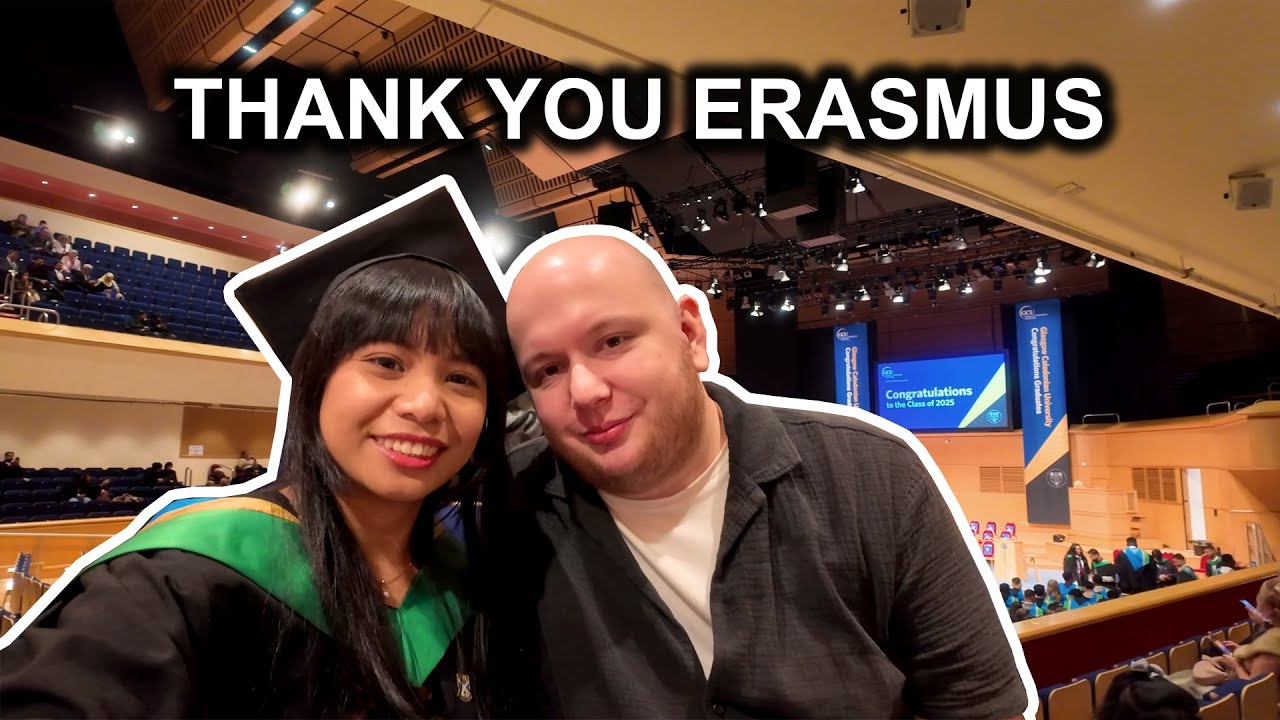 Graduating from Erasmus with my Husband I met during Erasmus