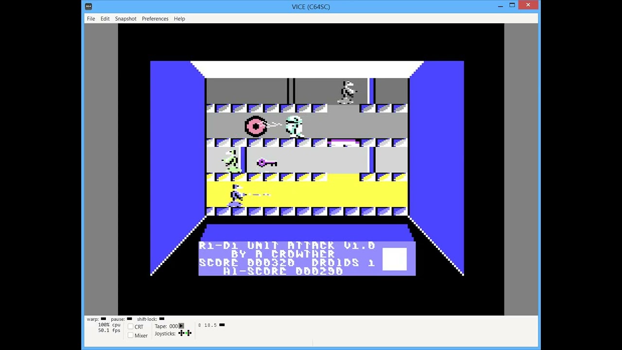 R1-D1 Unit Attack - Commodore 64