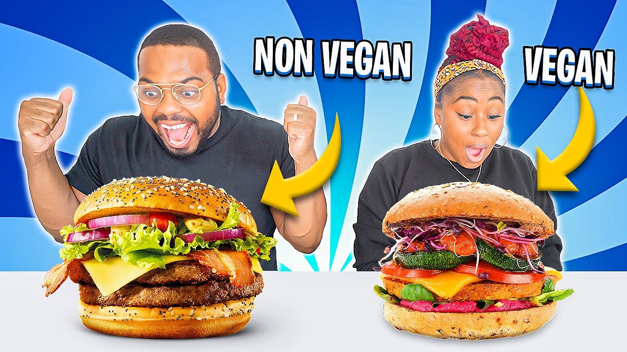 VEGAN FOOD VS NON-VEGAN FOOD!
