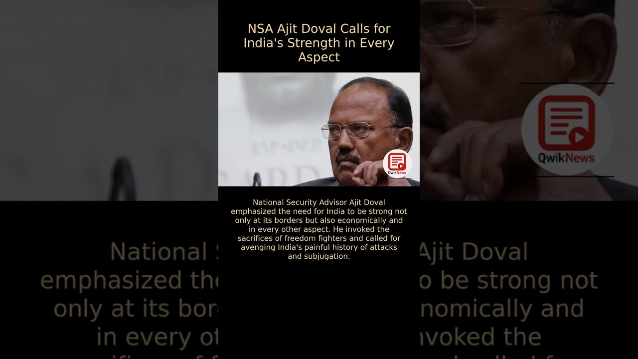 NSA Ajit Doval's Keynote Address at Viksit Bharat Young Leaders Dialogue