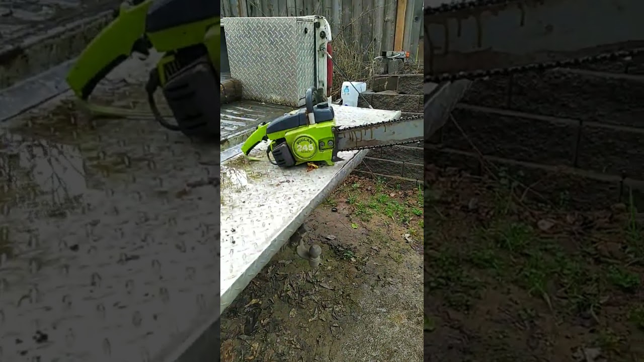 Don't use motor oil! #vintagechainsaw #chainsawmaintenance #diy #chainsawrepair