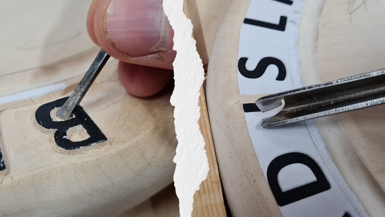 Woodcarving Basics - Raised Lettering - Easy Bread Board Project