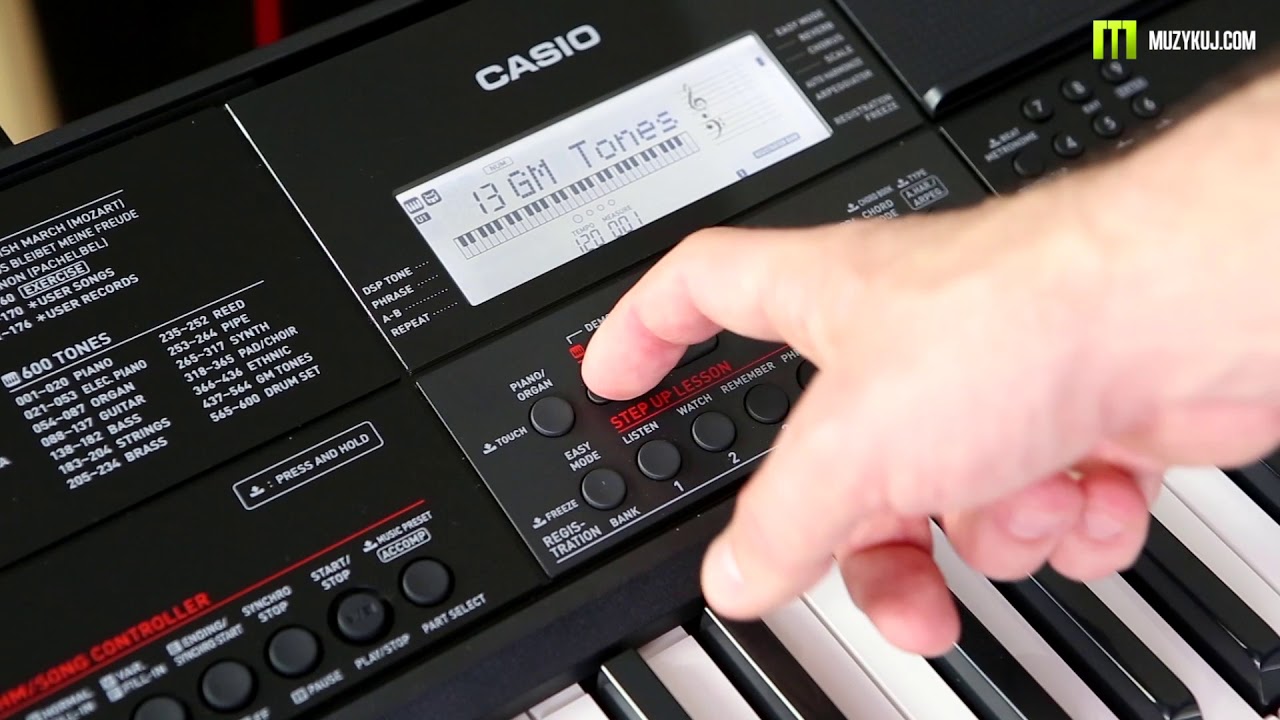 Casio CT-X700 szybki wyb&oacute;r brzmień- poradnik