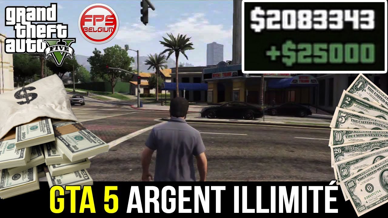 GTA 5 // Avoir de l'ARGENT EN ILLIMITÉ ! (Sans Cheats) - Grand Theft Auto 5 | FPS Belgium