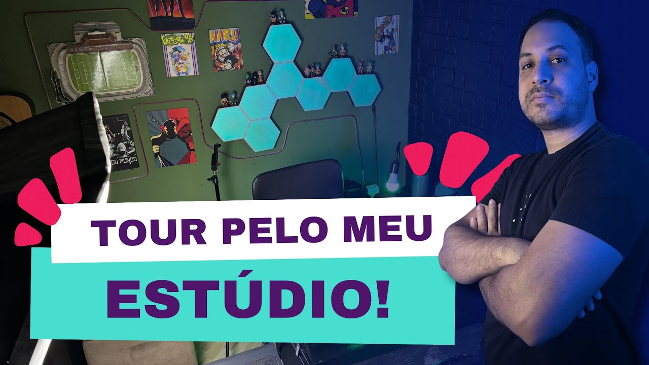 Tour pelo Meu Estúdio de Gravação em Casa | Bastidores do Canal e Equipamentos
