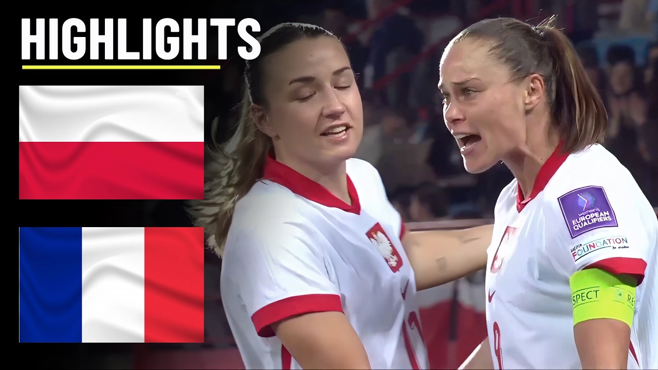 Poland vs France | Pajor’s Goal Was Not Enough | Extended Highlights | Women’s WC Qualifiers 2026