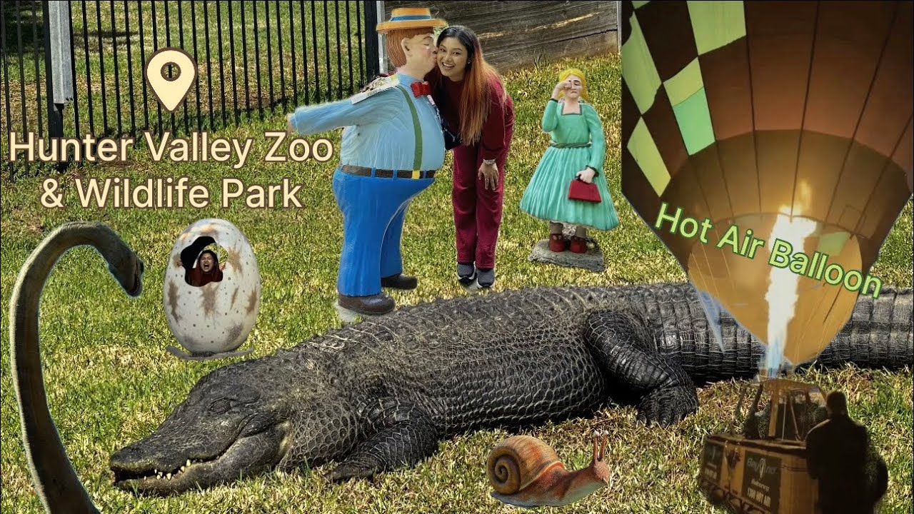 Hunter valley wildlife park and hot air balloon ride~