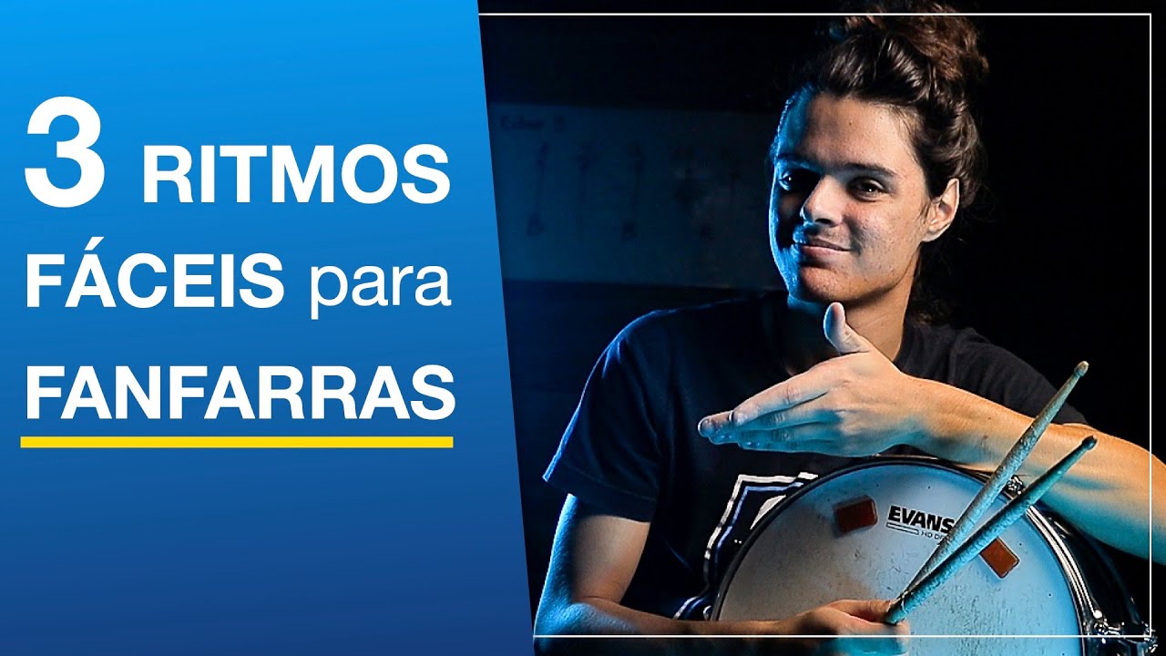 3 RITMOS FÁCEIS NA FANFARRA | AULA DE FANFARRA