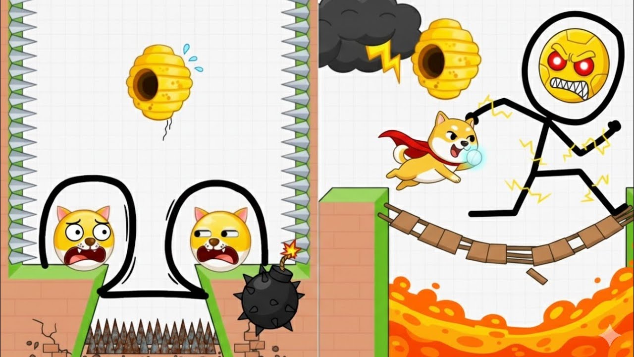Save the doge game play girl and scored 