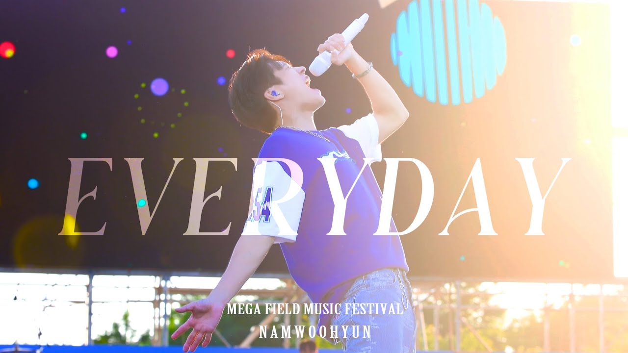 [4K] 240616 메가필드 뮤직 페스티벌 - '에브리데이' 남우현 직캠 | WOOHYUN FANCAM