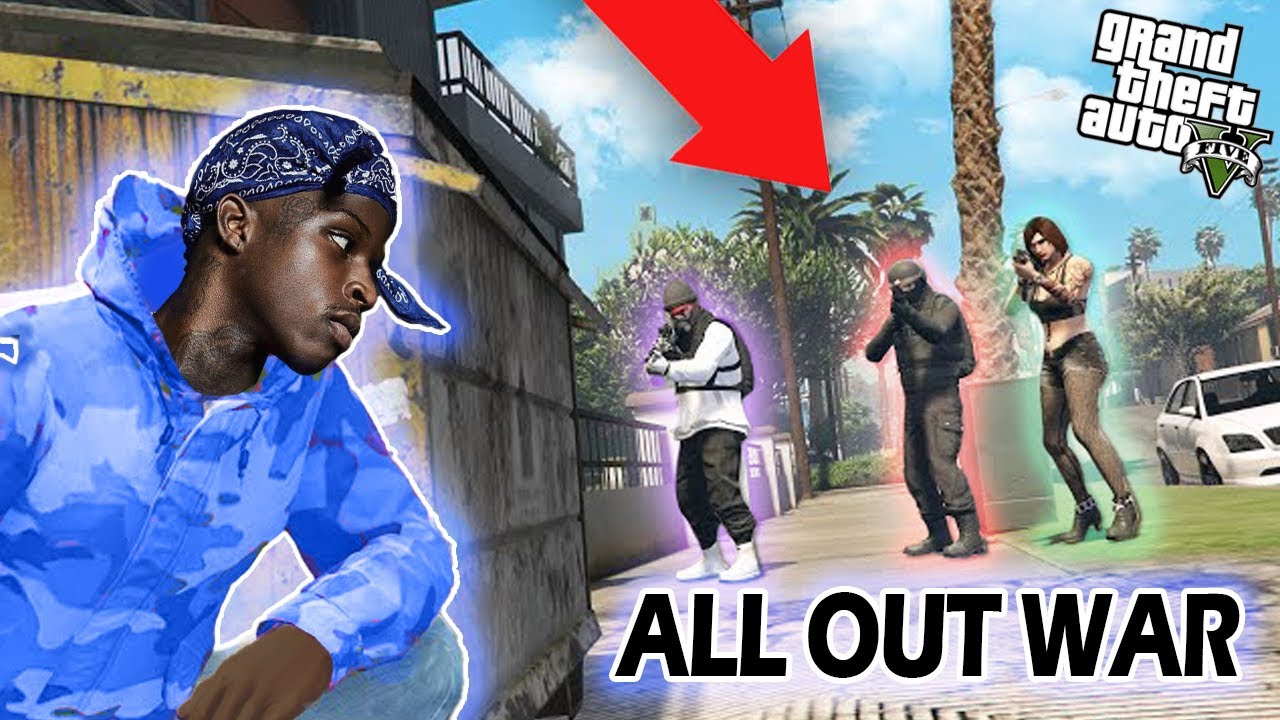 Quando Rondo SLIDES on EVERY GANG'S BLOCK on GTA RP! *CRAZY*