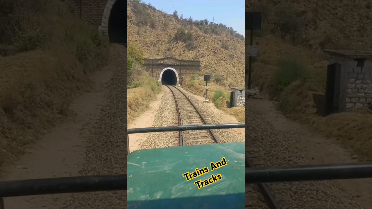 Live view from cab of fastest train crossing through tunnel in mountains countryside #live #shorts