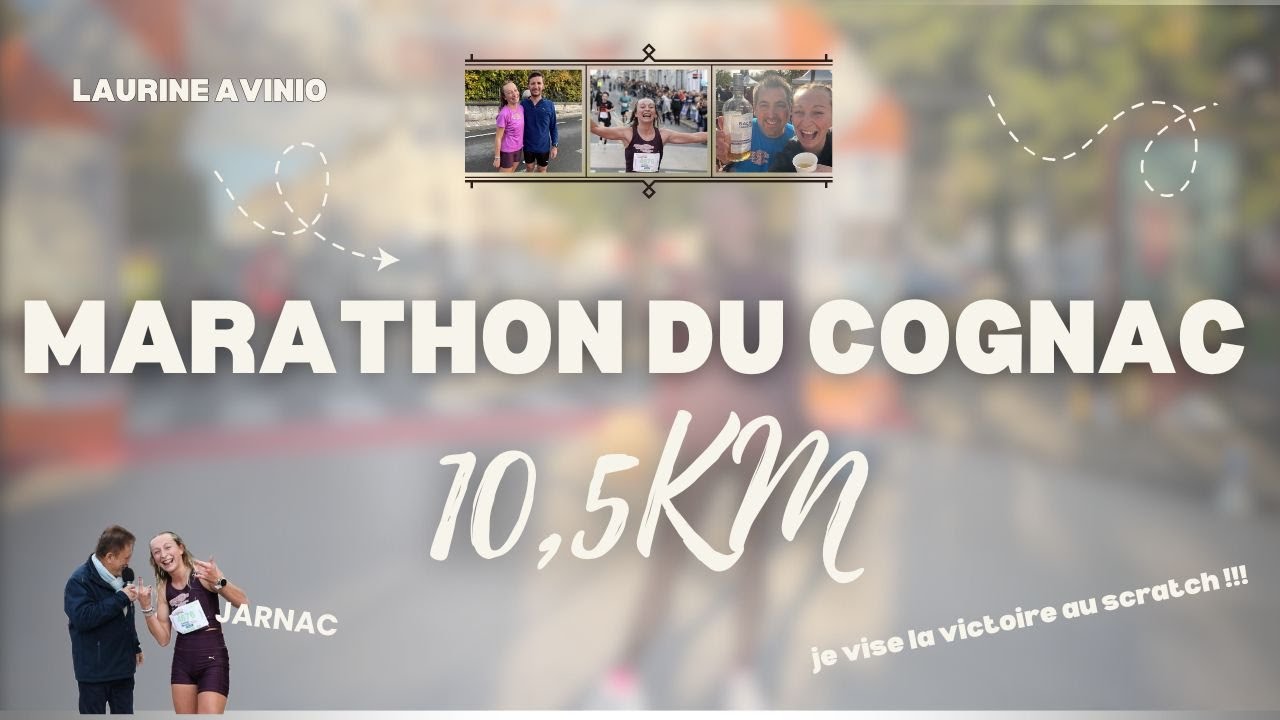 Podium sur le 10,5km du marathon du Cognac