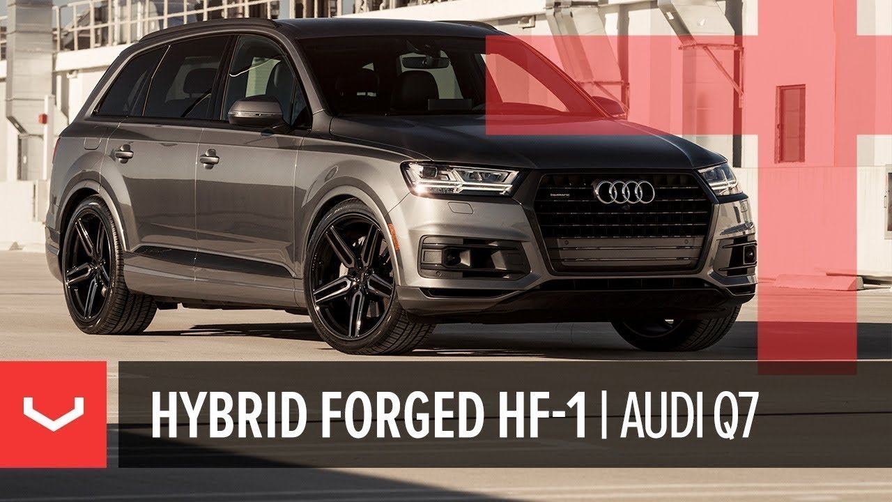 Audi Q7 Диски Vossen HF 1 Tinted Gloss Black Hybrid Forged 22x10.5