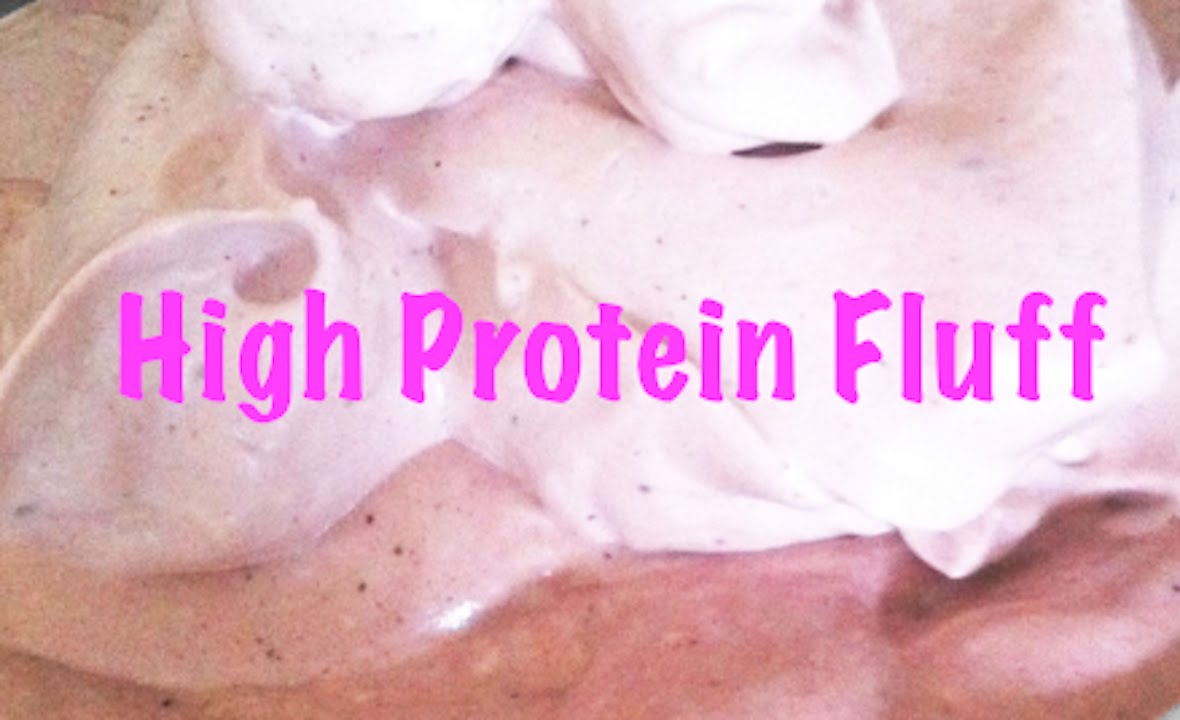 Six-Pack-Dessert: HIGH PROTEIN FLUFF für MUSKELAUFBAU & DIÄT