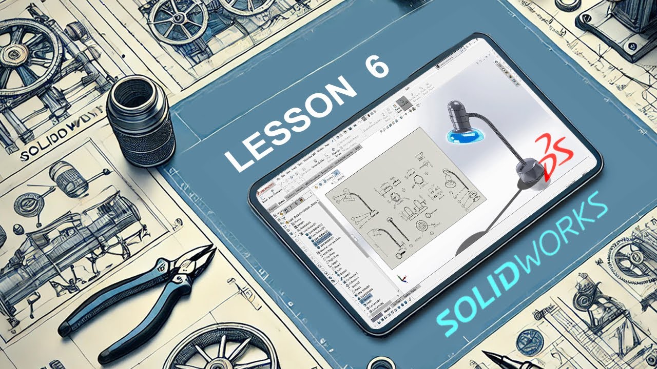 #SolidWorks Lesson 6, Project based | ENGLISH