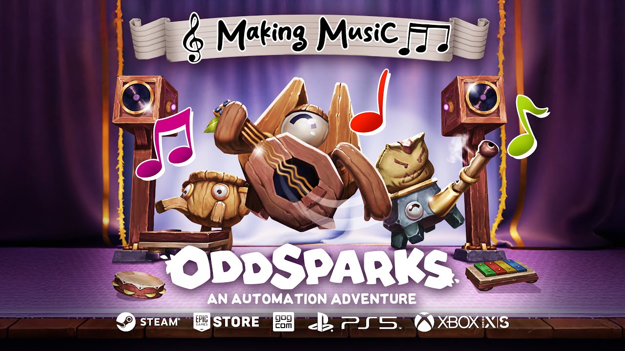 Oddsparks: Making Music DLC // Release Trailer