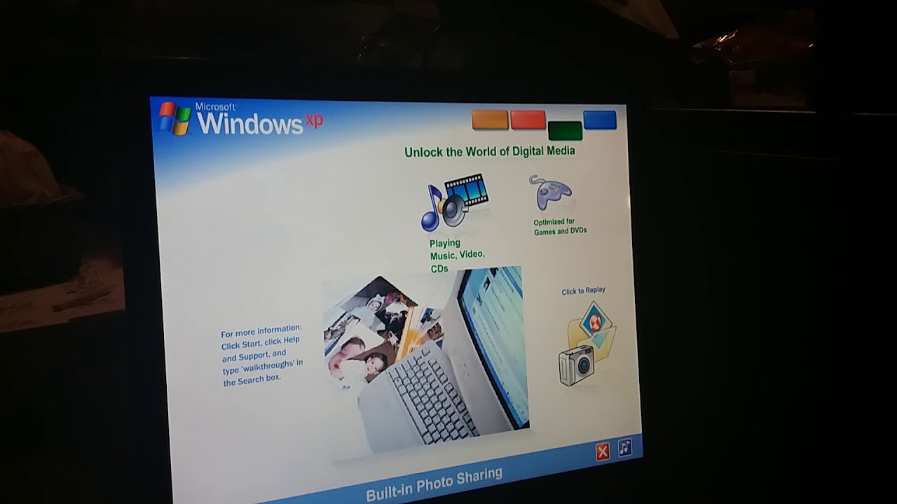 Dell Dimension 4600 Running Windows XP Home Edition Walkthrough Part 8 - Windows XP Tour Part 2
