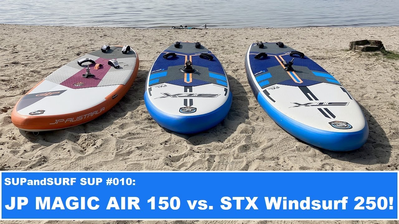 WindSUP JP Magic Air 150 versus STX Windsurf 250!