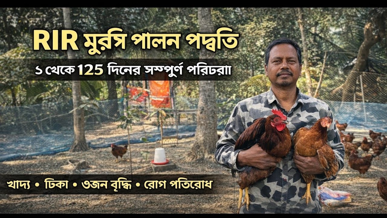  RIR মুরগি পালন করে লাভ কত?#RIR মুরগি ফার্মিং শুরু করুন অল্প খরচে#RIR Murgi Farming# Viral video 