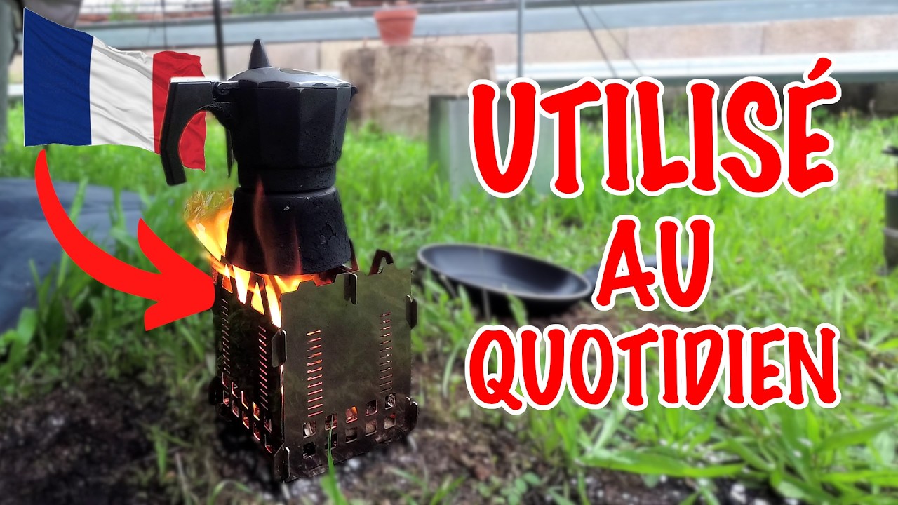 Je teste un réchaud à bois FRANÇAIS pendant une semaine !