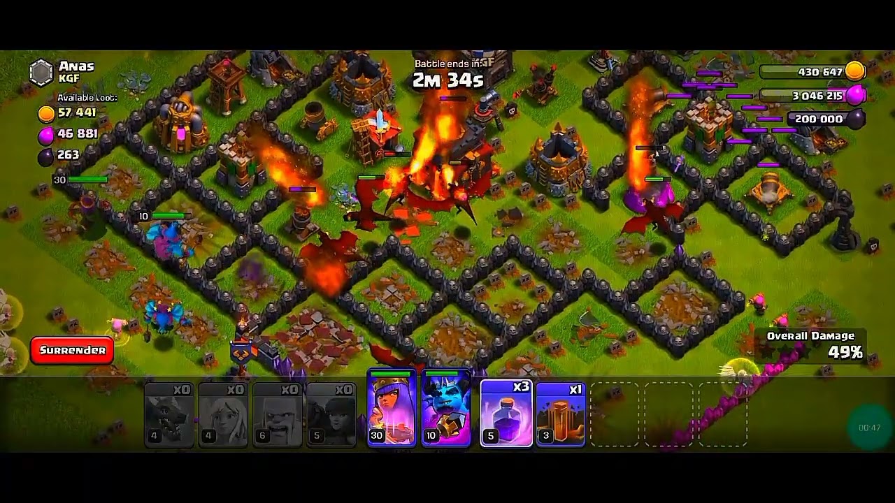 Clash of Clans Epic Battle | Full Attack Strategy
