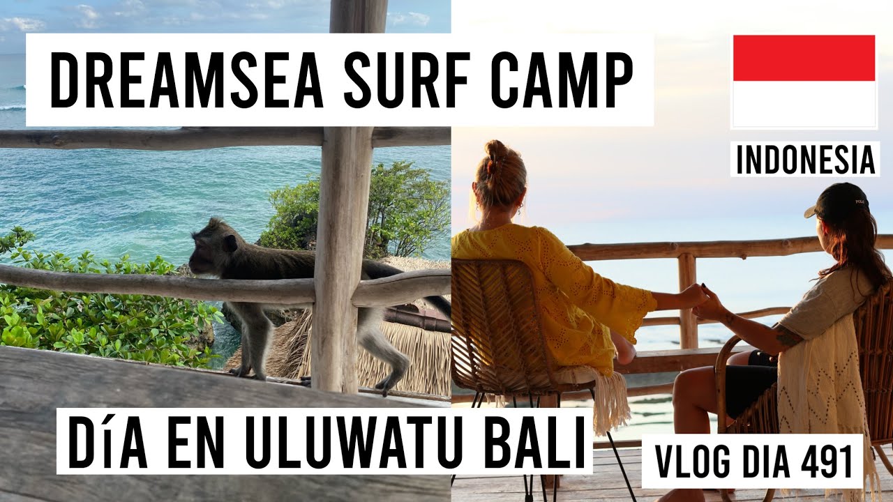 🇮🇩 FIN DE SEMANA EN ULUWATU BALI CON MONOS | HOTEL DREAMSEA SURF | TRAVEL VLOG 491 | Manu Echeverri