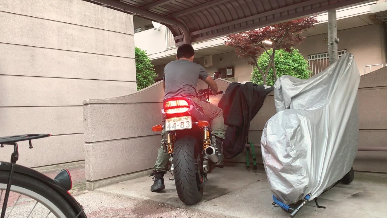 XJR1300 爆音無名マフラー