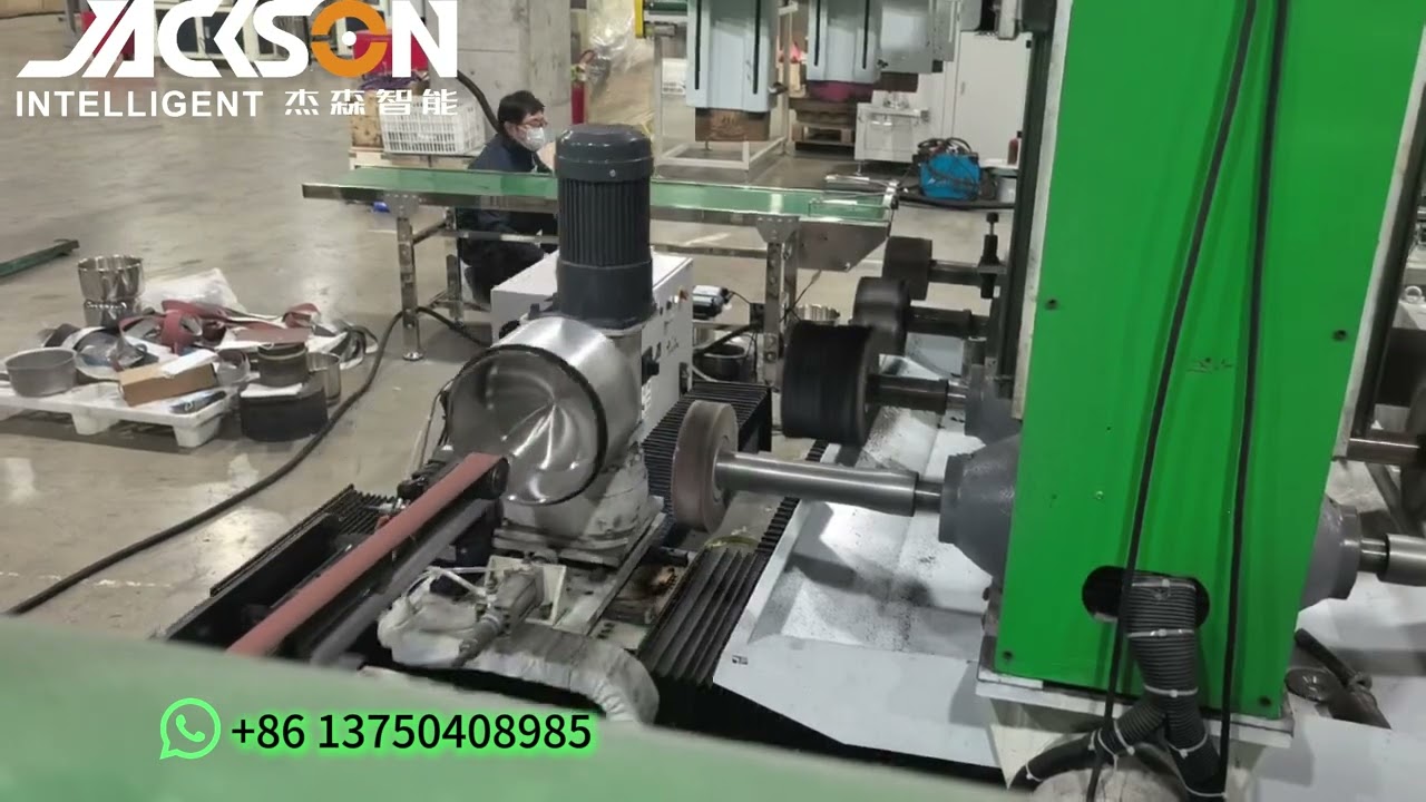 Double stations inner polishing machine with 8 heads