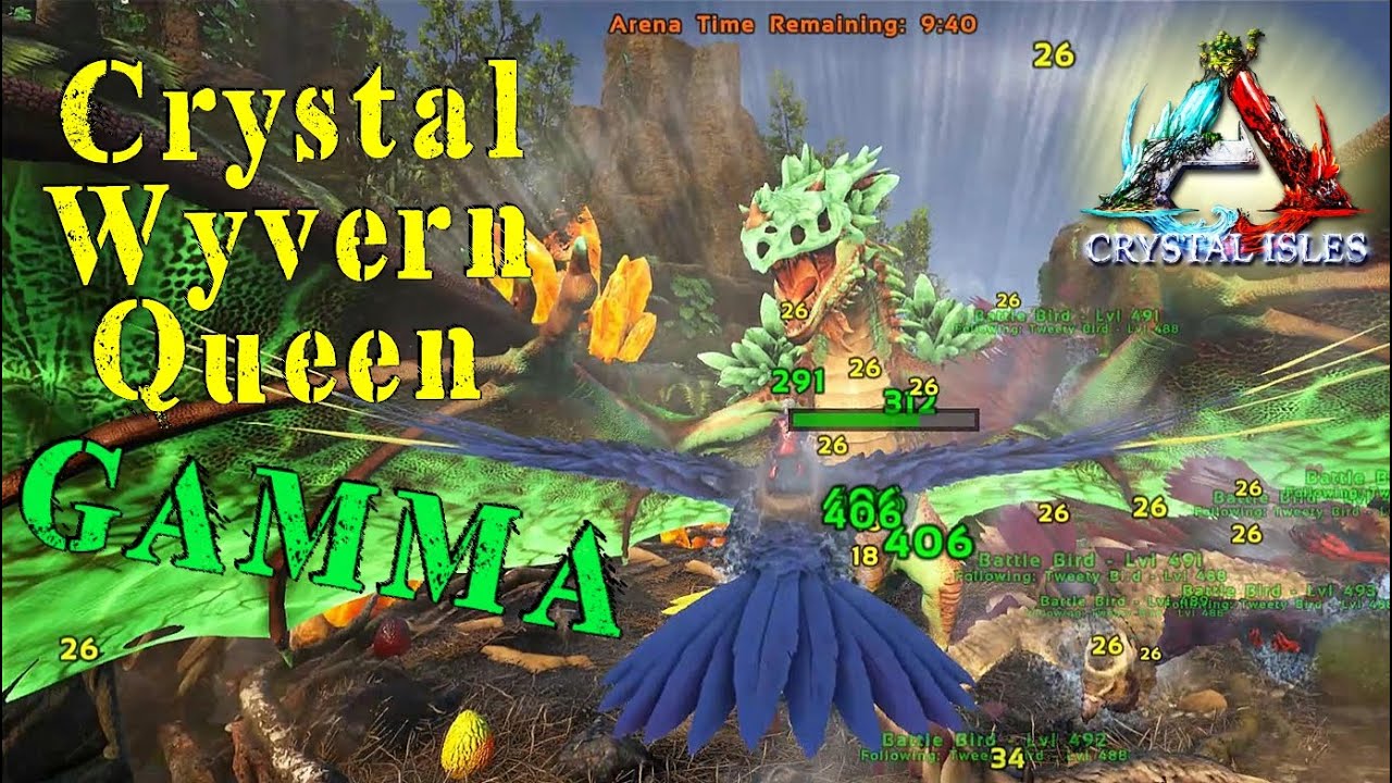 Argent Army VS Crystal Wyvern Queen Boss - Ep24 - Crystal Isles - Ark Survival Evolved