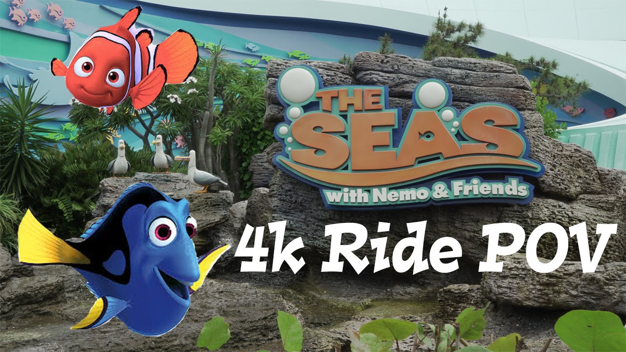 2016 Finding Nemo Ride | The Seas with Nemo & friends ride | 4k POV | Epcot | FL Attractions 360