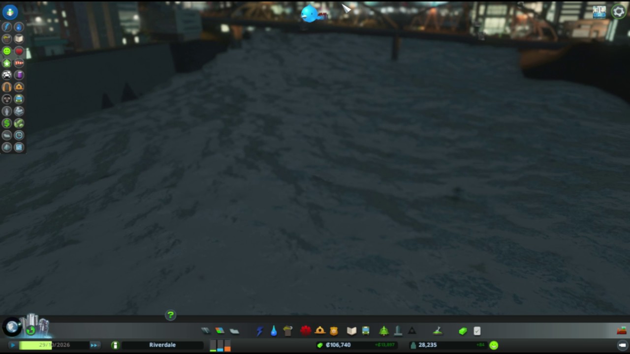 Cities  Skylines Flood... Floating Cars