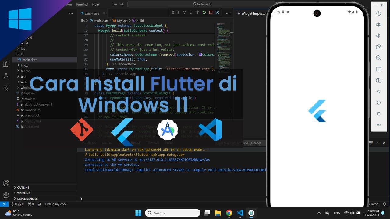 Flutter untuk Pemula | Cara Install Flutter di Windows 11