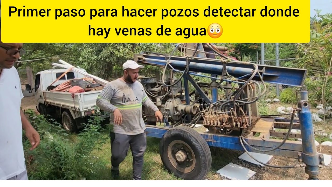 Llegan los de perforación de pozos el gran proyecto🙏inicia